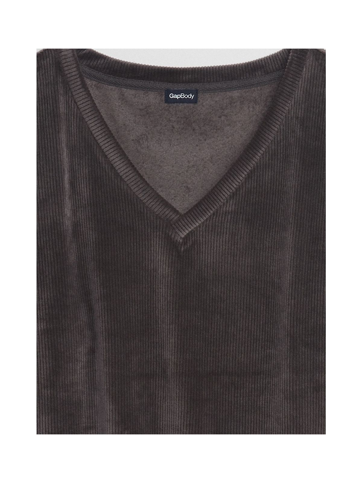 Relaxed Ribbed Velour PJ Τοπ-830523001