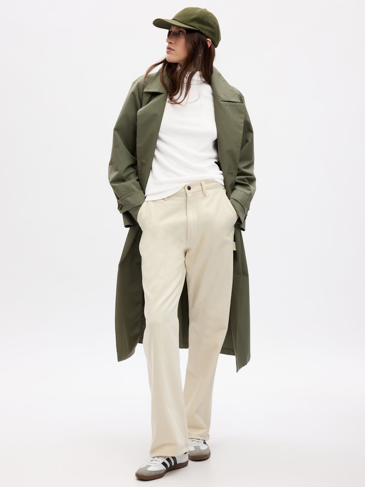 Μπεζ Essential Rib Turtleneck Μπλούζα-810808004