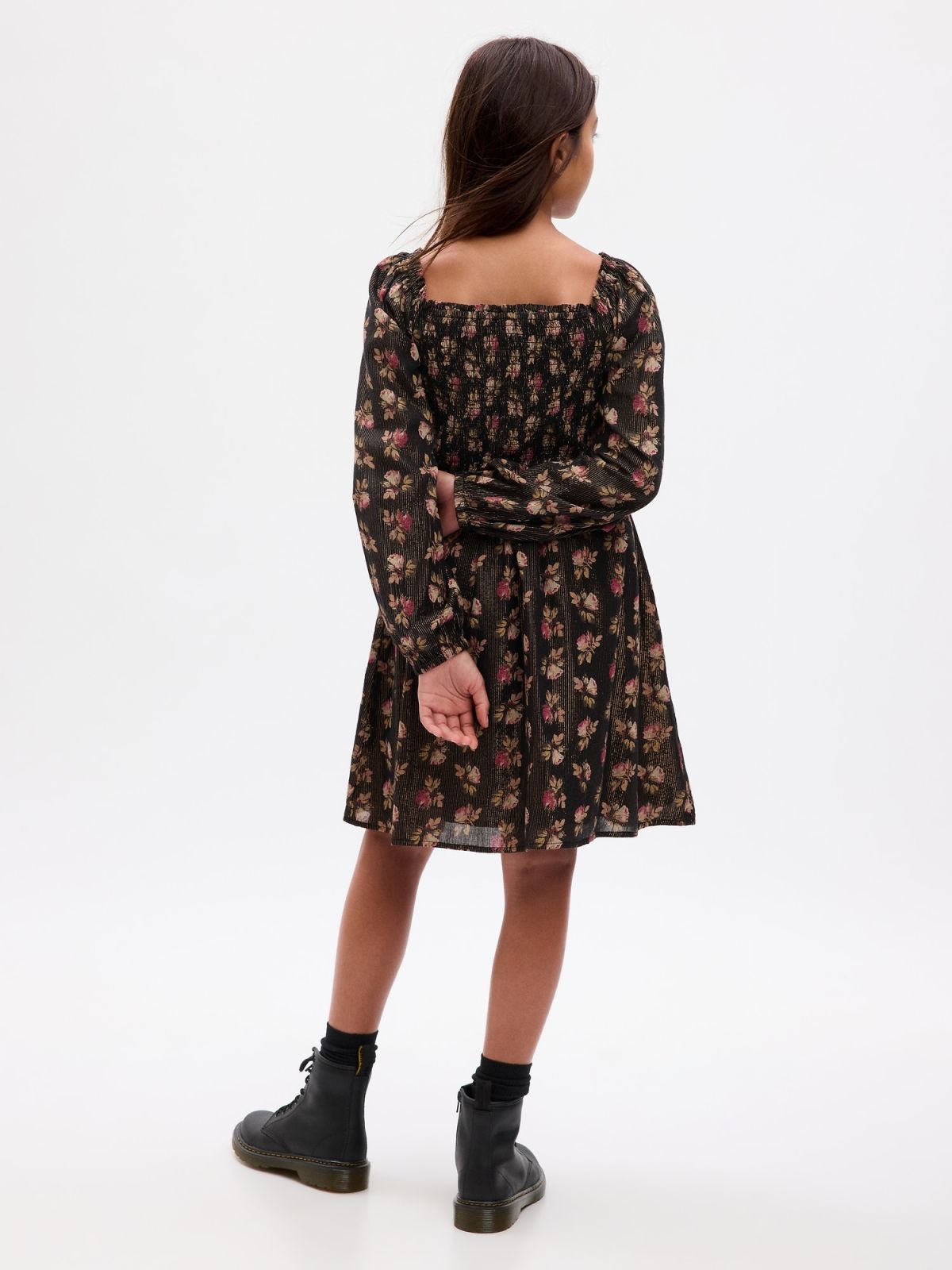 Multi Παιδικό Smocked Print Φόρεμα-819880000