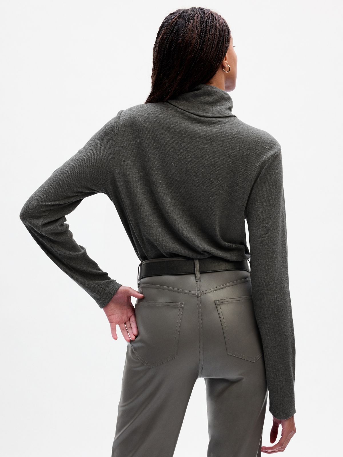 Essential Rib Turtleneck Μπλούζα-810808006