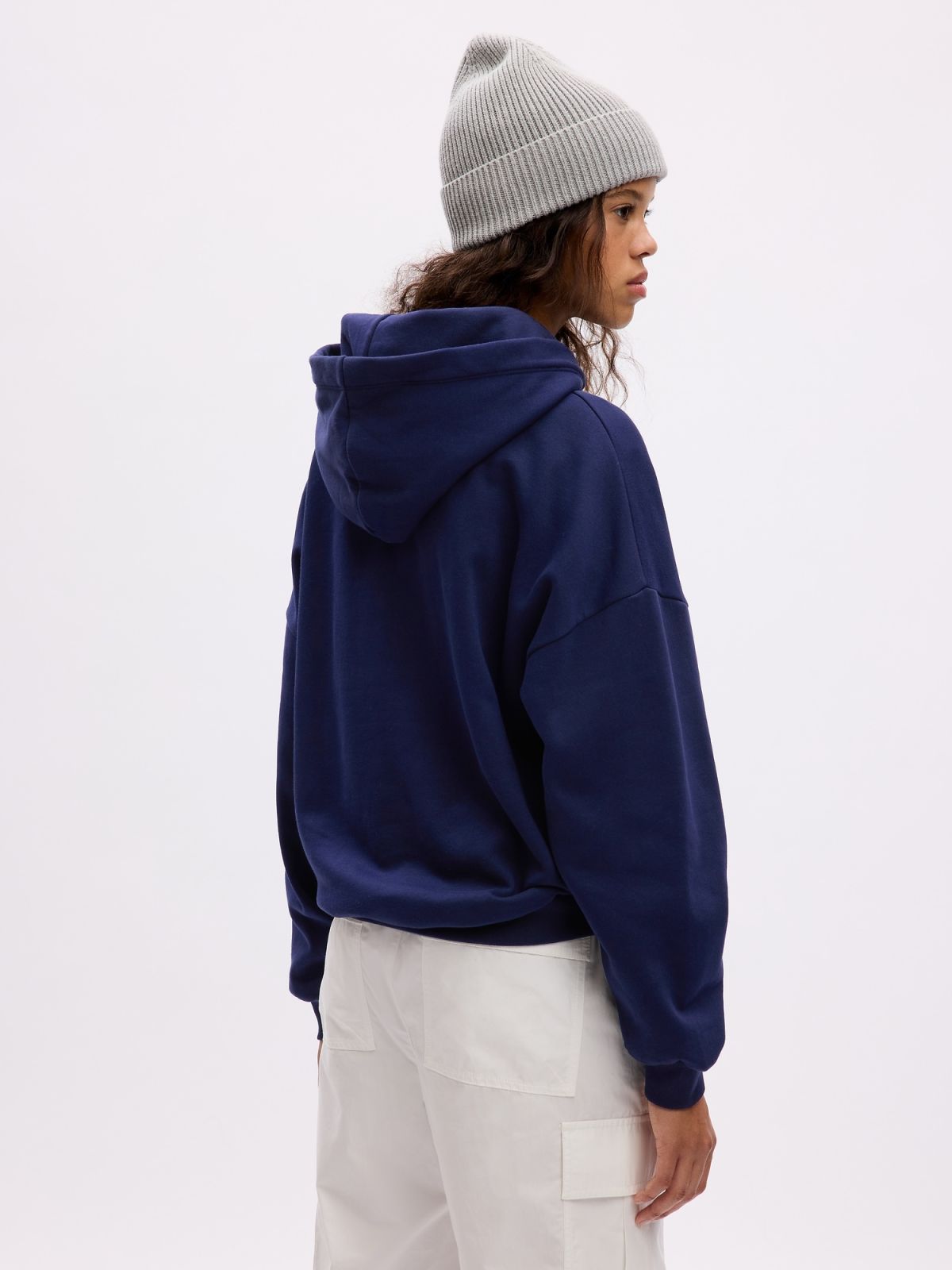 Μπλε Vintage Soft Logo Φούτερ-821309003