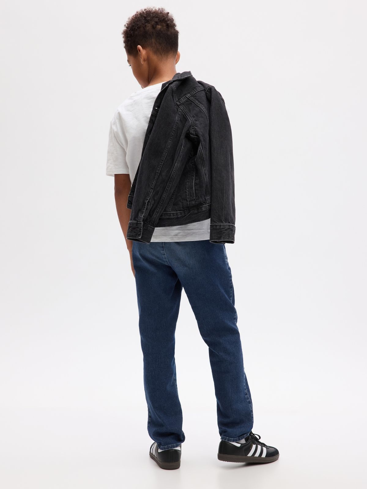 Μαύρο Παιδικό Denim Jogger Παντελόνι-796333000