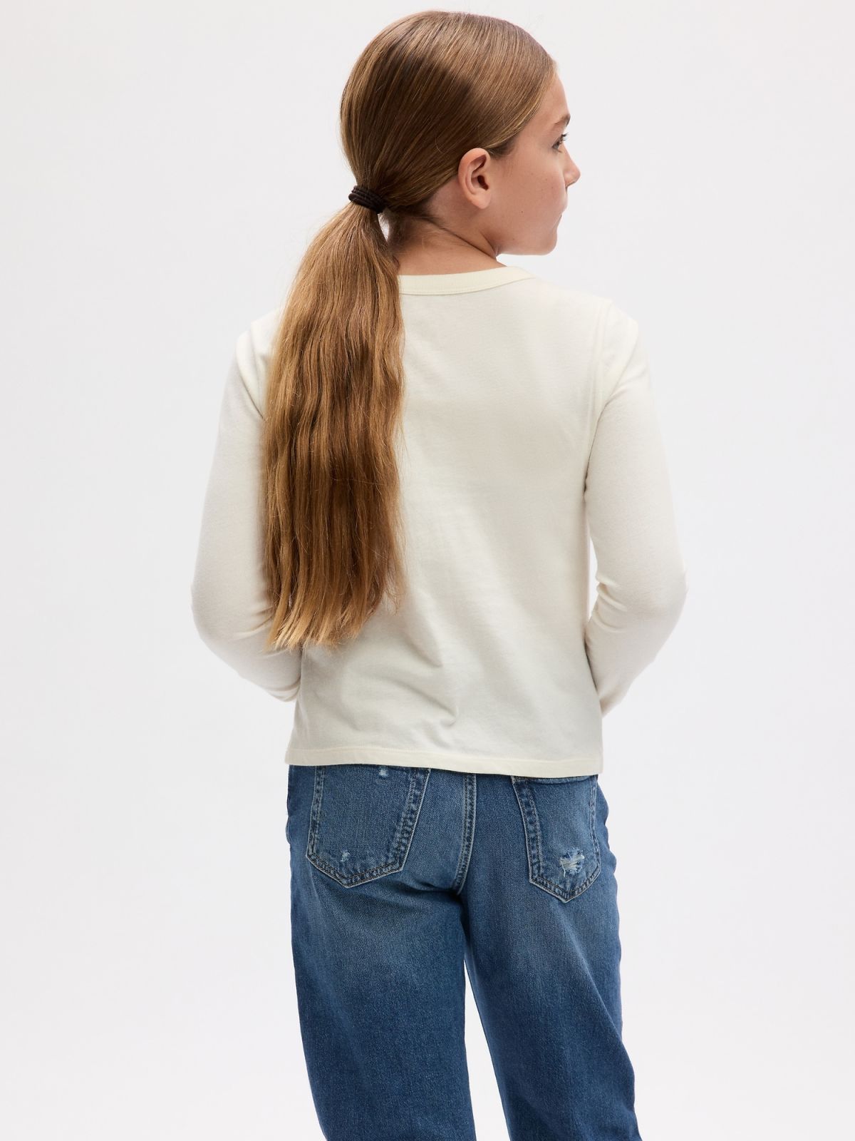 Μπεζ Παιδική 100% Οργανικό Βαμβάκι Graphic Μπλούζα-825157000