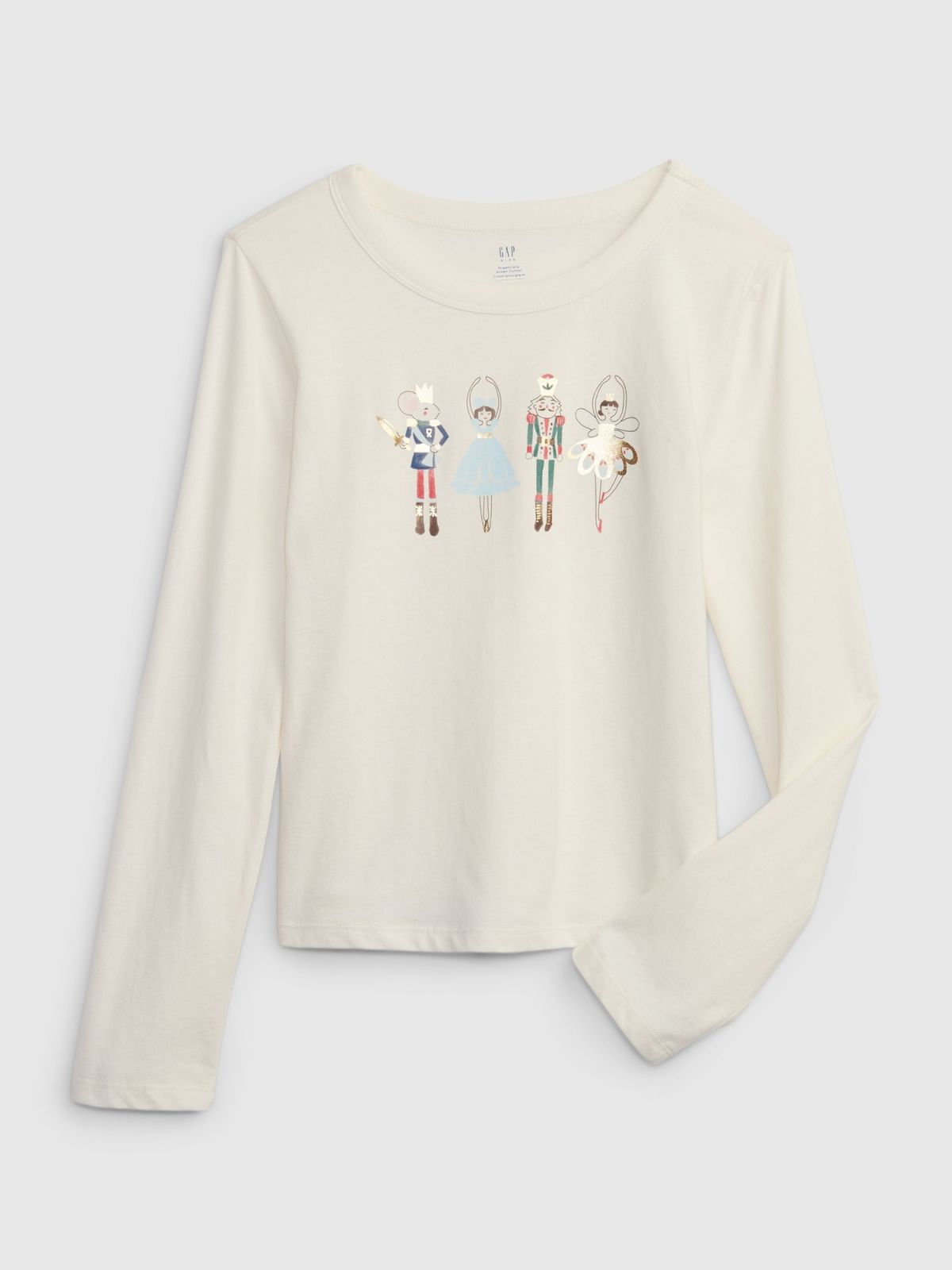 Μπεζ Παιδική 100% Οργανικό Βαμβάκι Graphic Μπλούζα-825157000