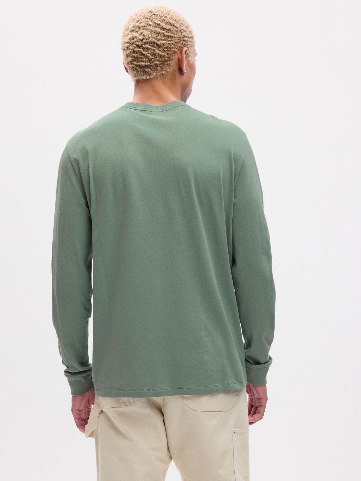 Πράσινη Everyday Soft Crewneck Μπλούζα-779117010