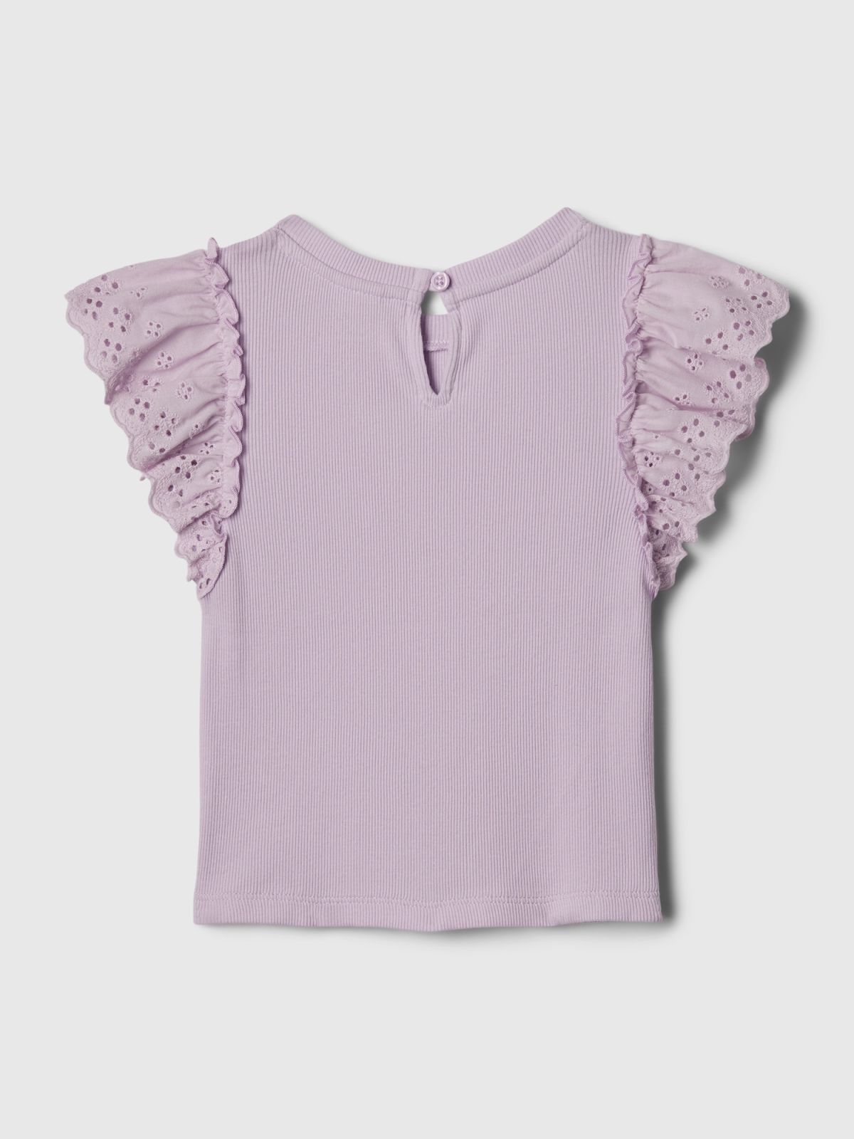Μωβ babyGap Eyelet Rib Μπλούζα-887033003