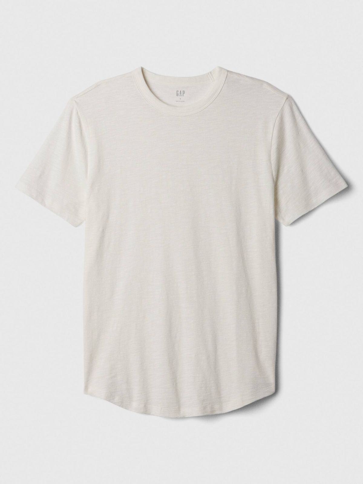 Lived-In Curved-Hem Μπλούζα-879541000