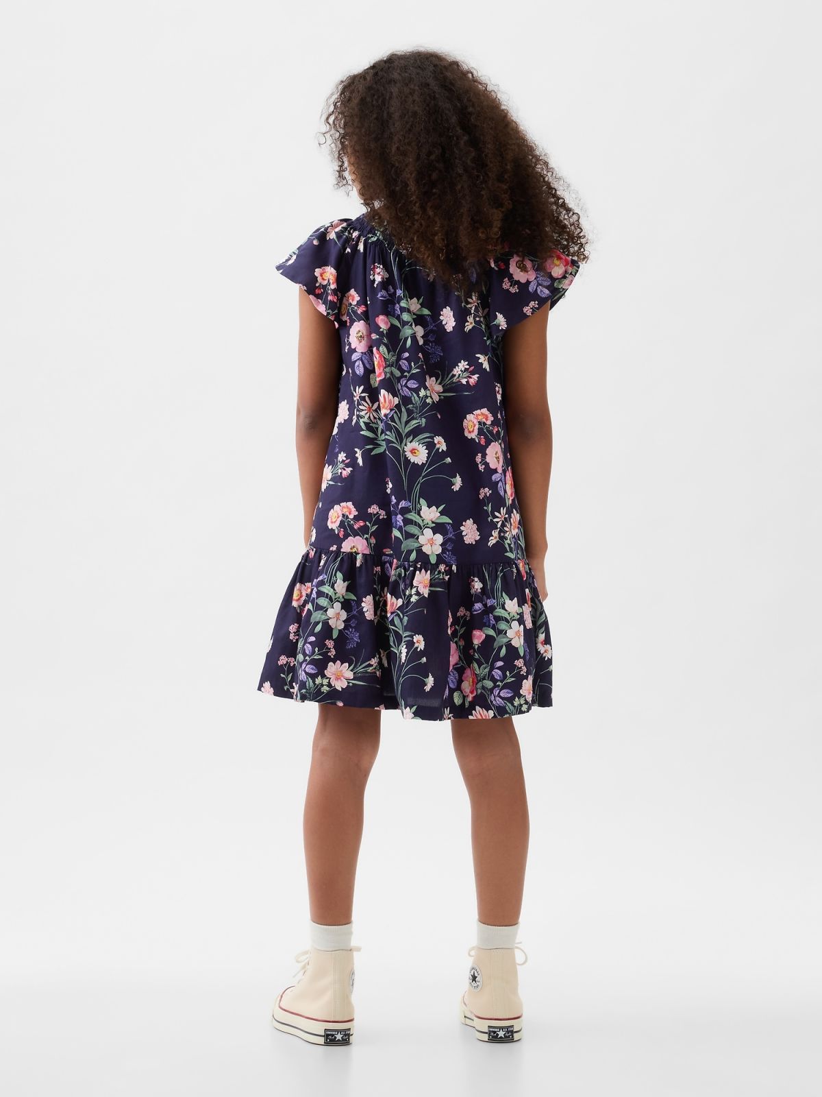 Kids Floral Tiered Dress-870530001