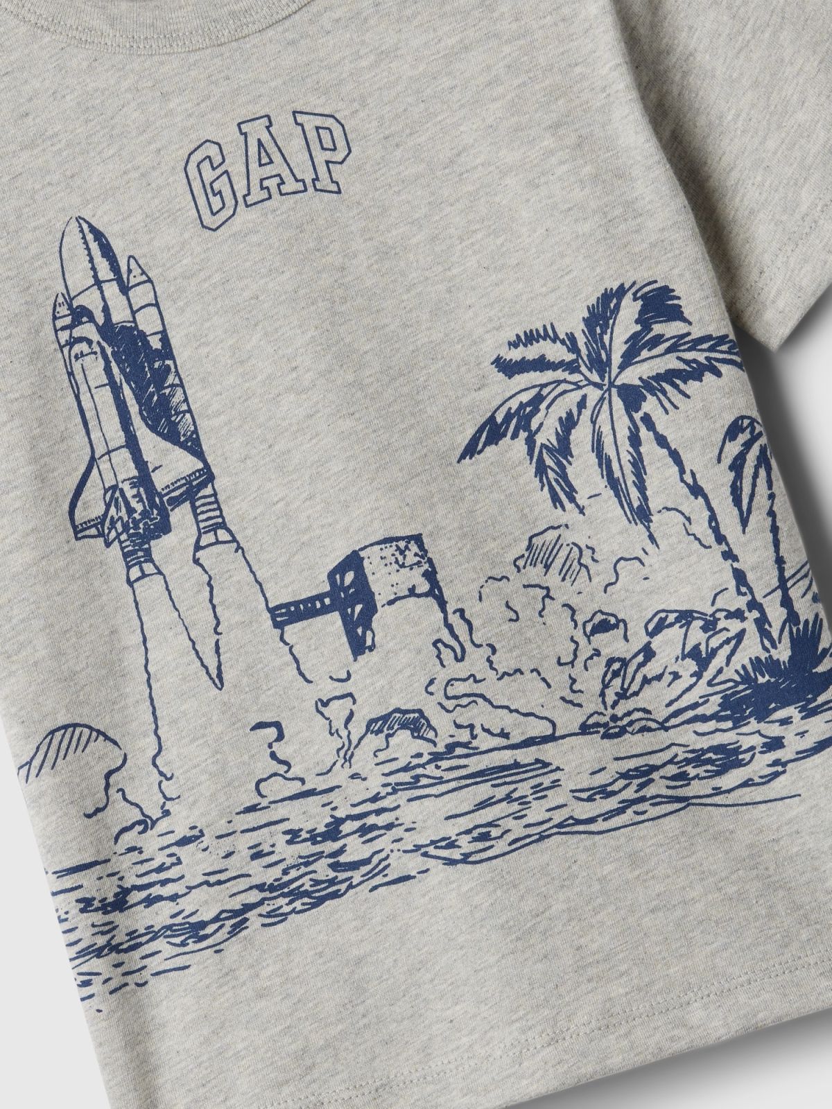 Γκρι babyGap Mix and Match Graphic Μπλούζα-886978002