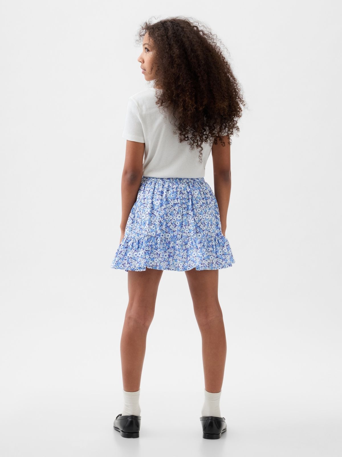 Μπλε Παιδική Ruffle Skort Φούστα-871144002