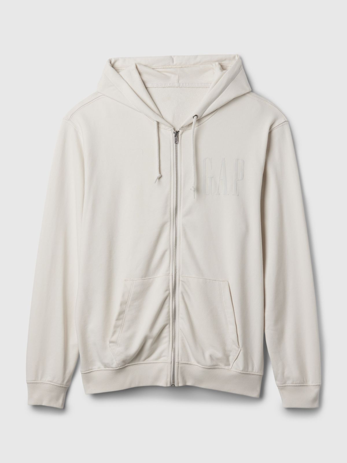 Μπεζ Gap Logo Full-Zip Hoodie-856271001