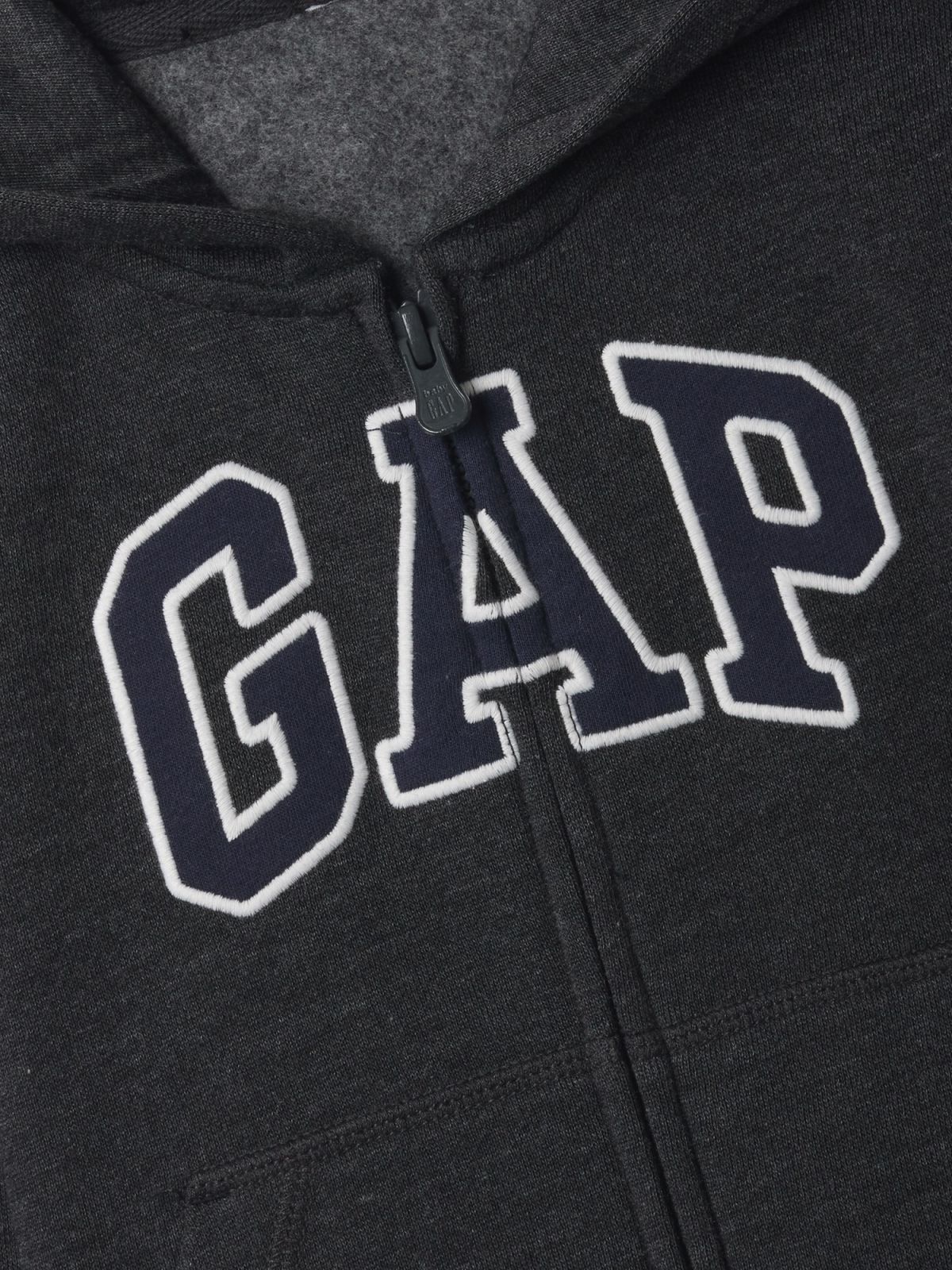 Γκρι babyGap Gap Logo Ζακέτα Φούτερ με Κουκούλα-619017005