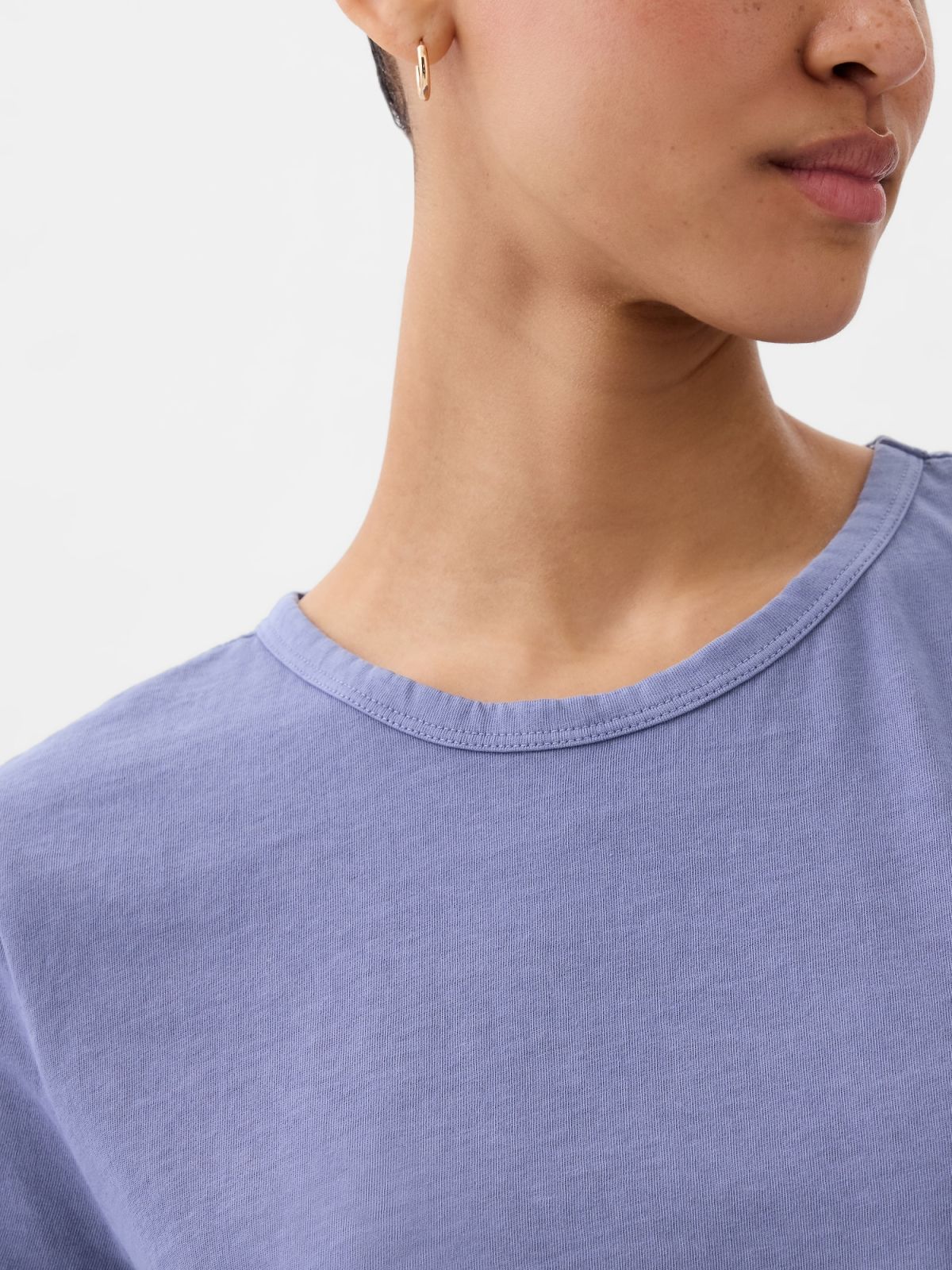 Μπλε Vintage Μπλούζα από 100% Οργανικό Βαμβάκι-795346085