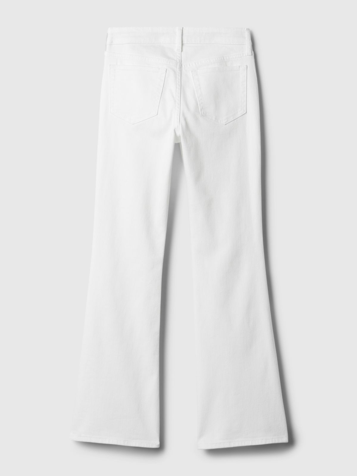 Άσπρο Παιδικό High Rise '70s Flare Jean Παντελόνι-871148000