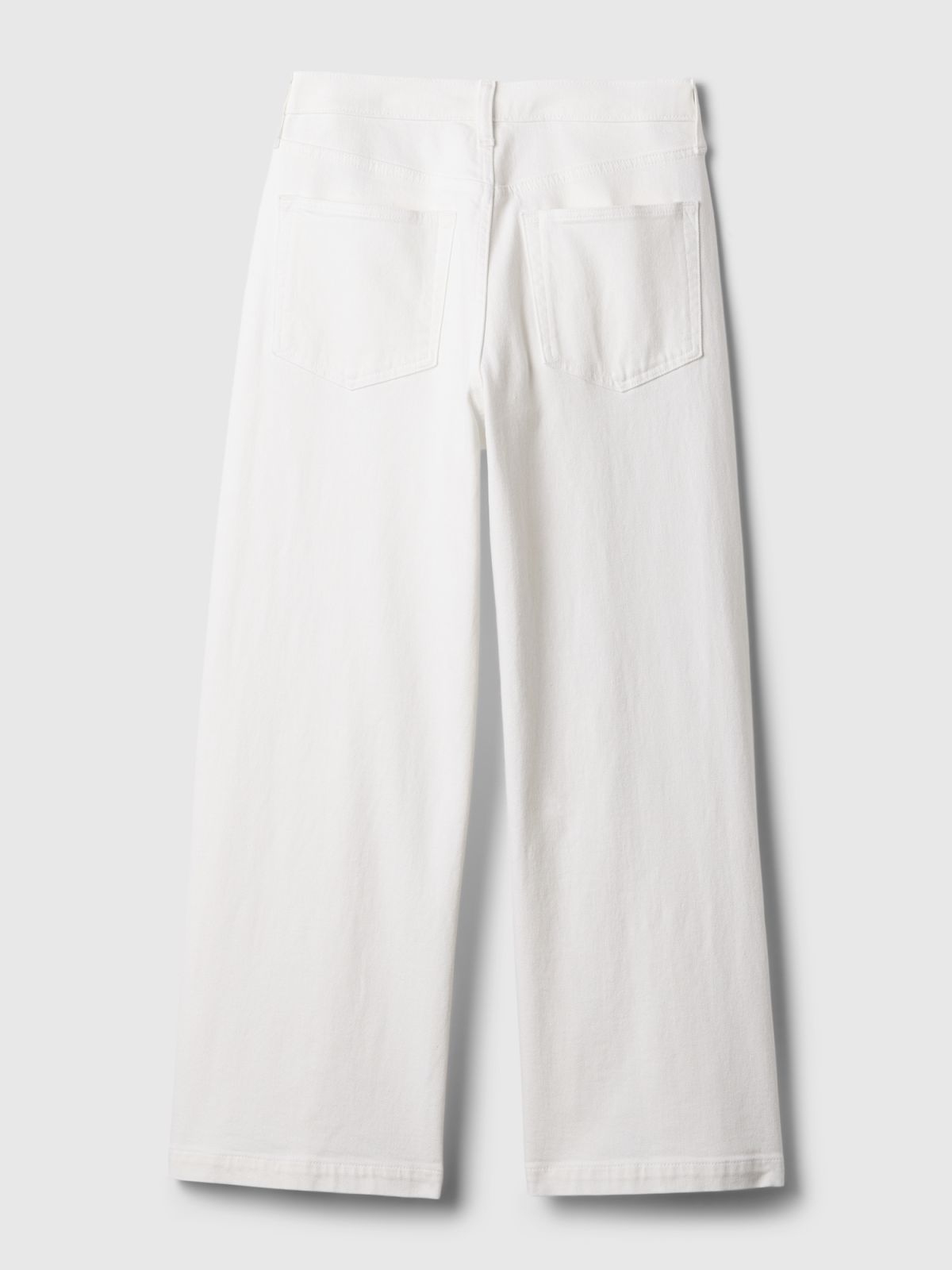 Λευκό High Stride Wide-Leg Ankle Jean Παντελόνι-853453000