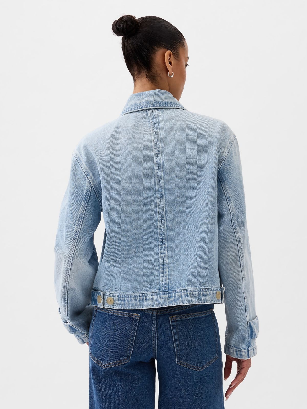Μπλε Denim Utility Πουκάμισο-Πανωφόρι-871355000