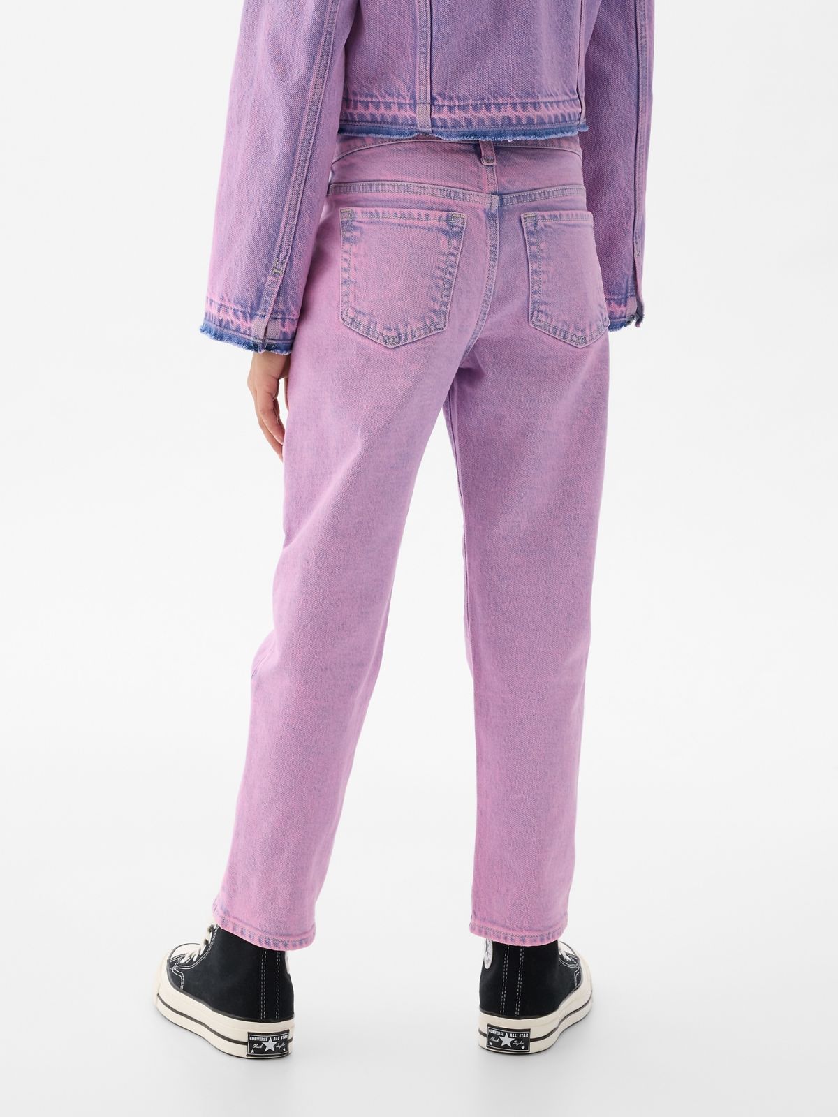 Ροζ Παιδικό High Rise Girlfriend Τζιν Παντελόνι-879864000