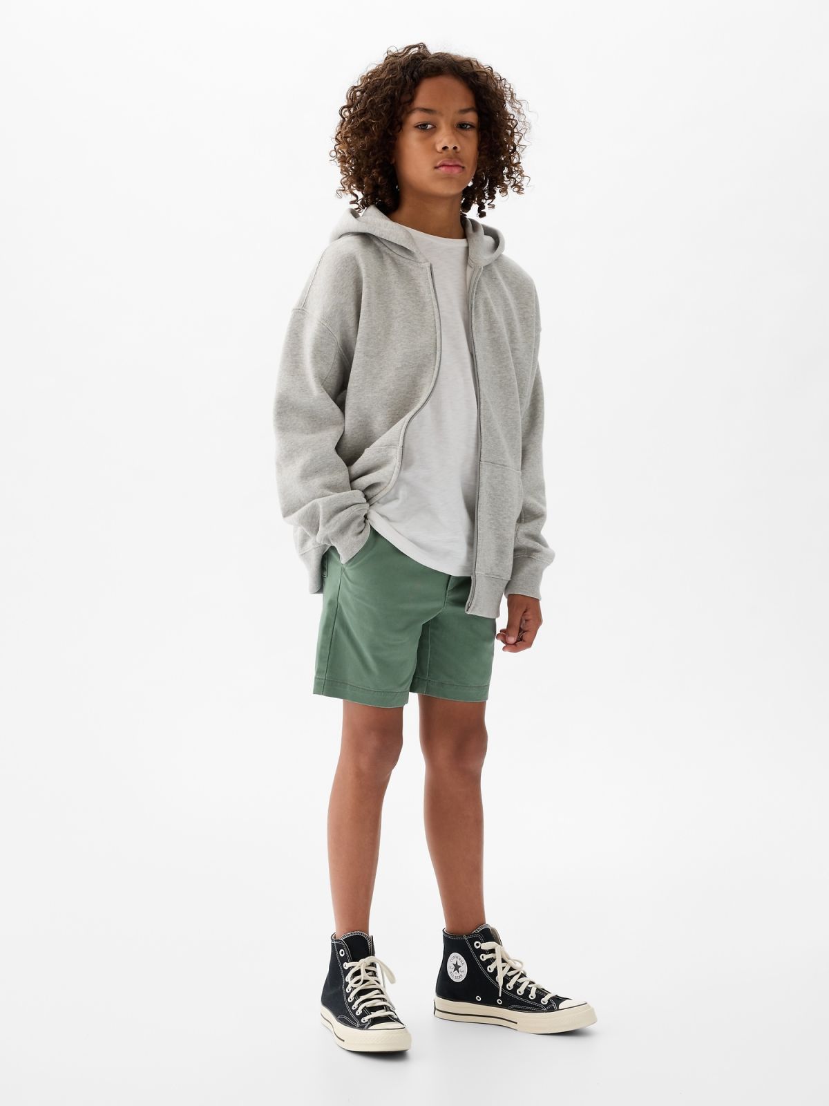 Kids Twill Easy Shorts-858601003