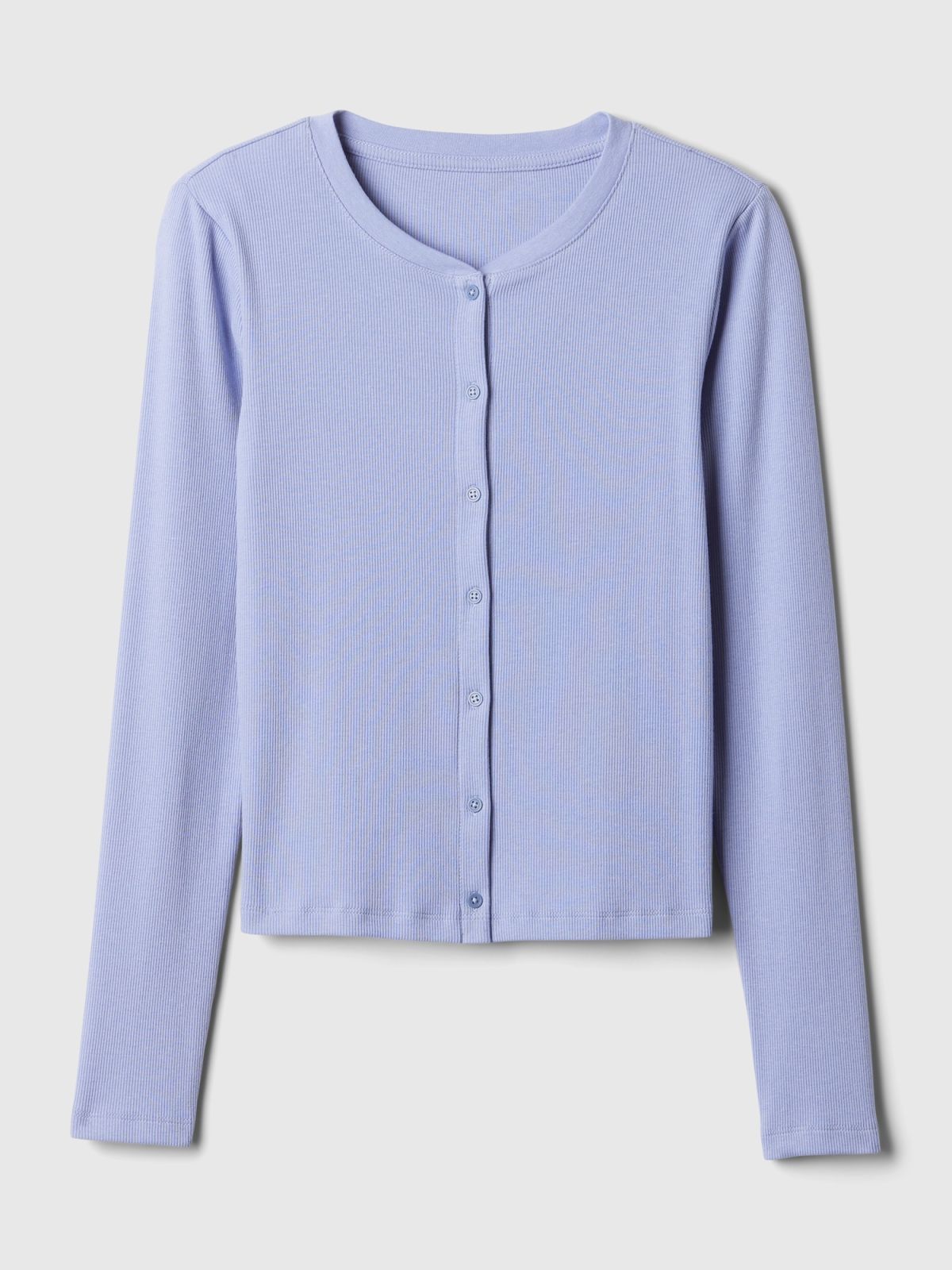 Μπλε Modern Rib Ζακέτα-855373001