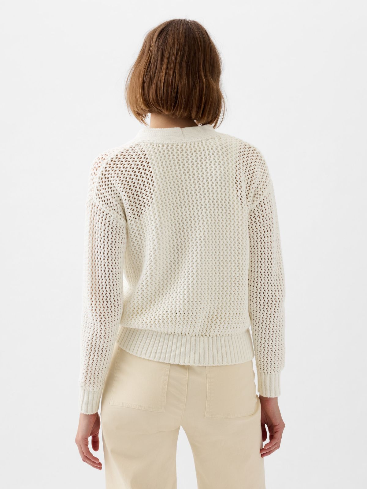 Crochet Cardigan Sweater-854777000