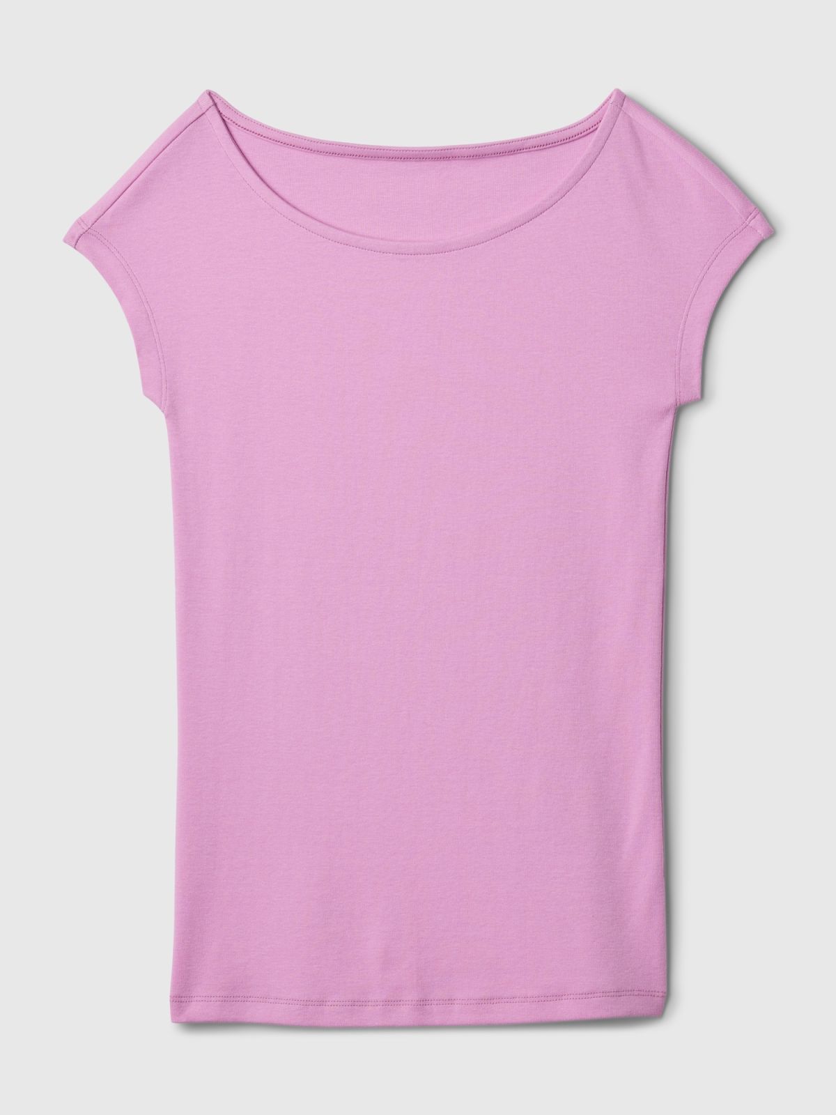 Ροζ Modern Cap Sleeve Μπλούζα-540672006