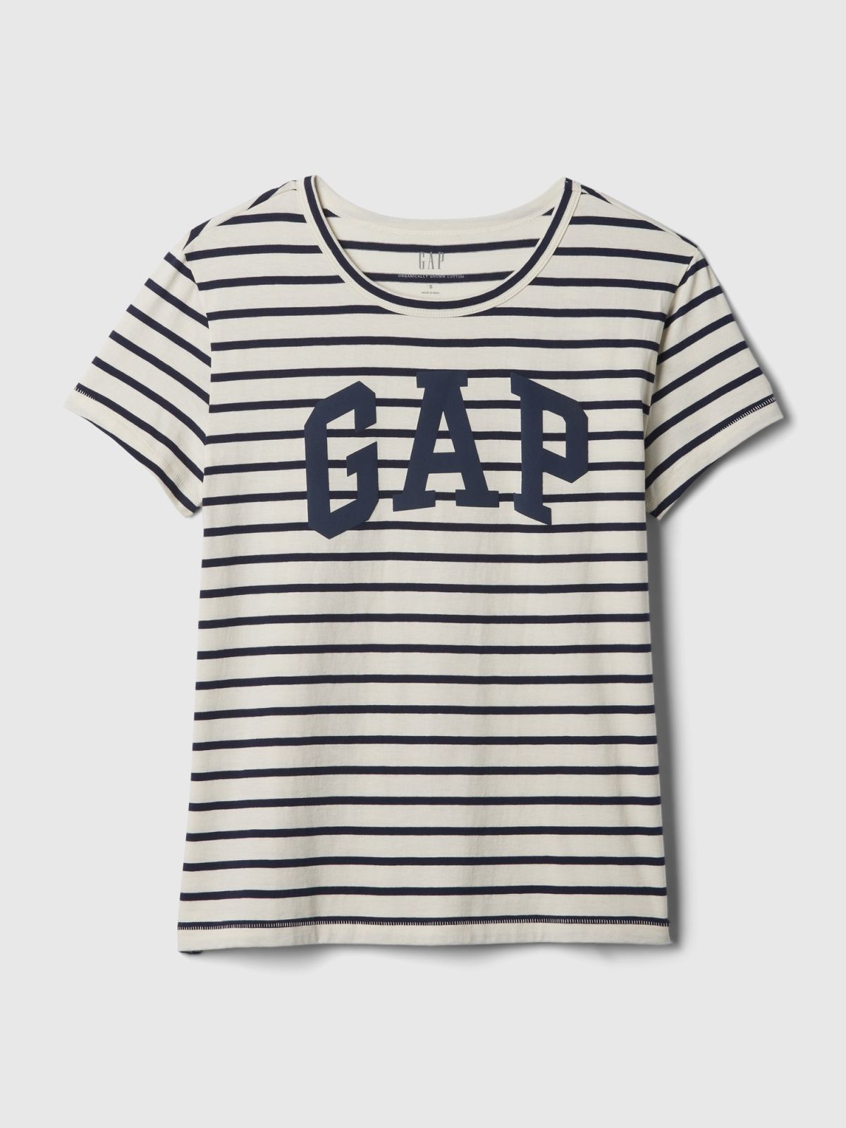 Άσπρη Organic Cotton Gap Arch Logo Μπλούζα-871061000