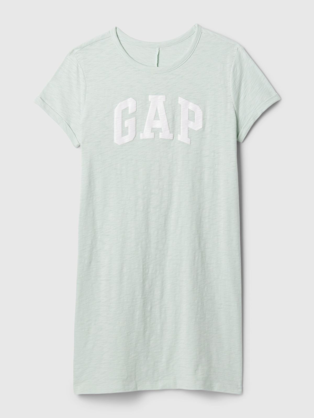 Πράσινο Relaxed Gap Logo T-Shirt Φόρεμα-885593000