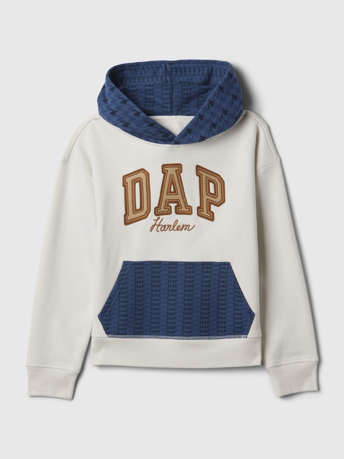 Καφέ DAP × GAP Kids Colorblock Logo Φούτερ-890857000