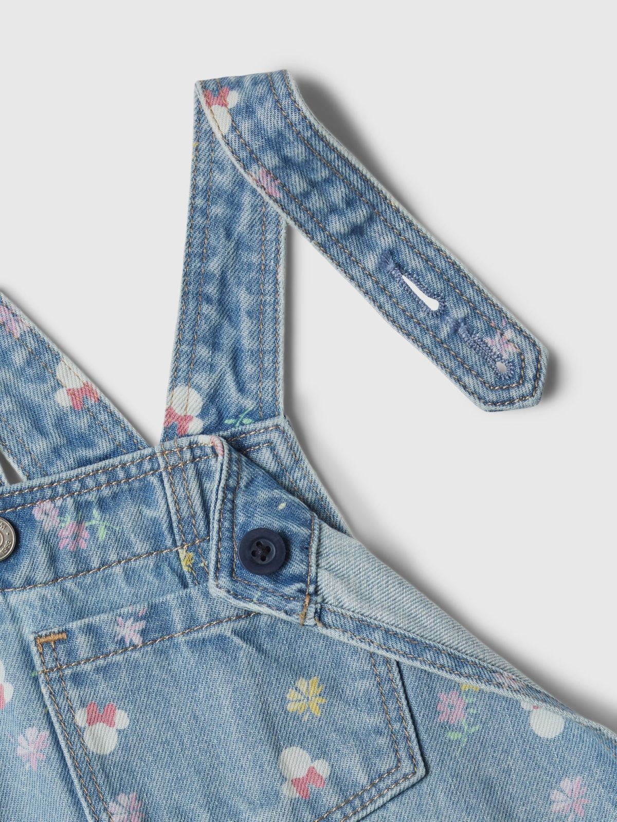 Μπλε babyGap Disney Denim Σαλοπέτα-886656000