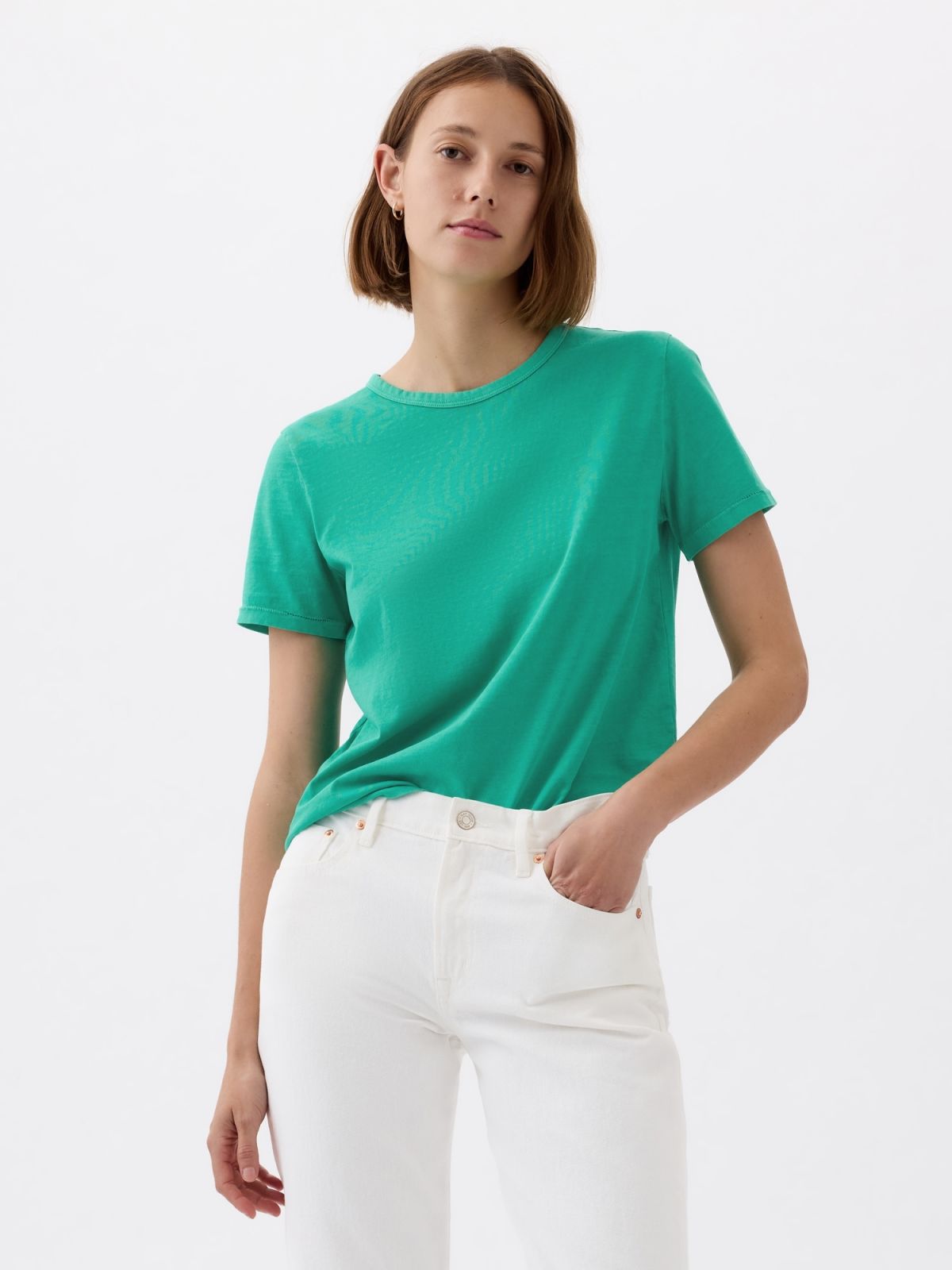 Πράσινη Vintage Μπλούζα από 100% Οργανικό Βαμβάκι-795346089