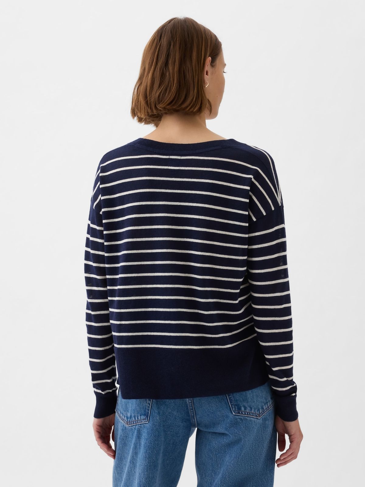 24/7 Split-Hem Linen-Blend Sweater-854769004