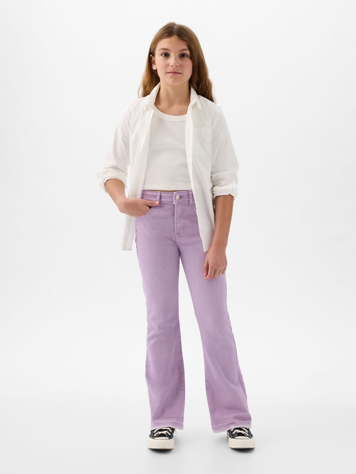 Kids High Rise '70s Flare Jeans-871149000