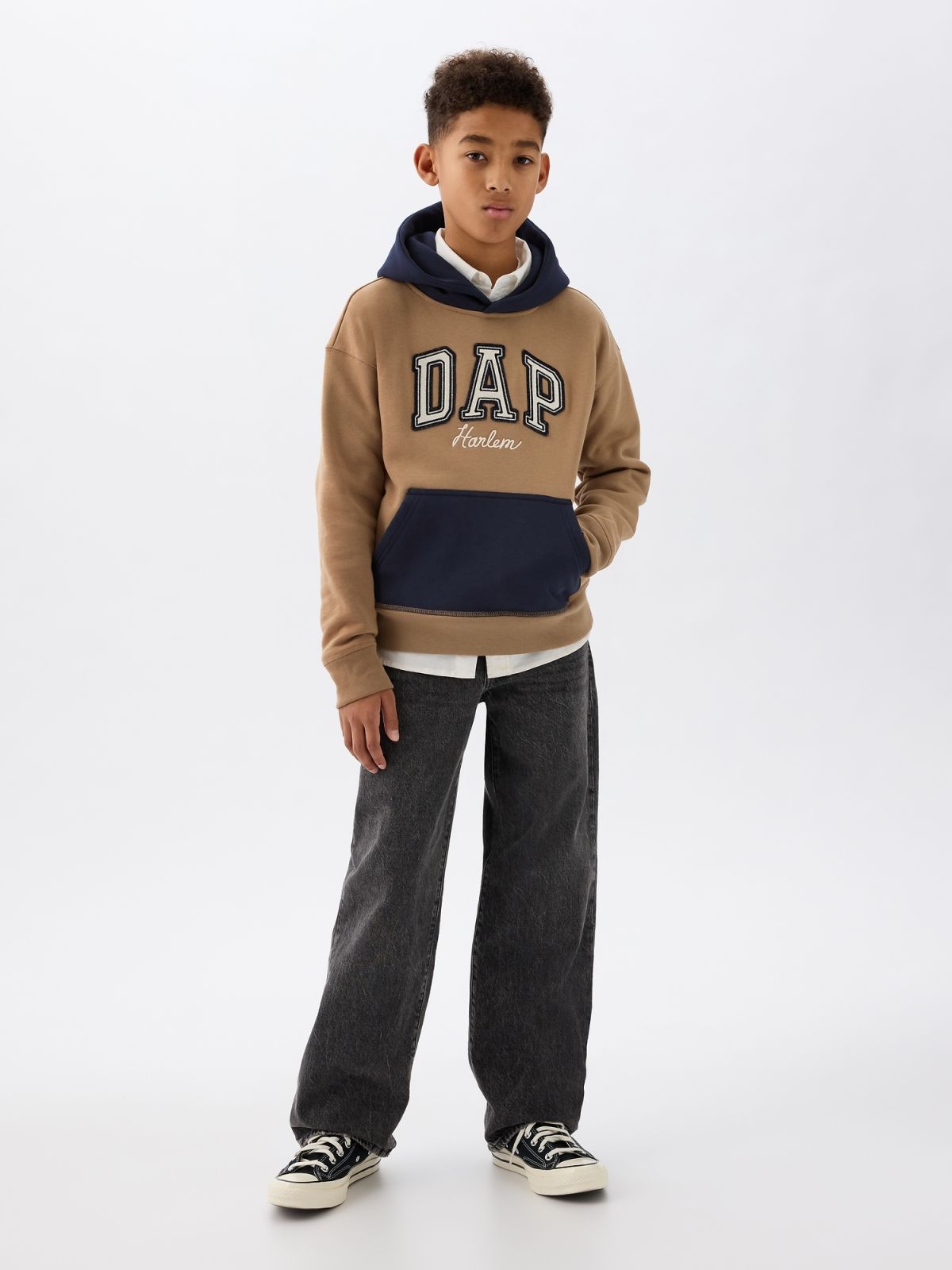 DAP × GAP Kids Colorblock Logo Φούτερ-890858000