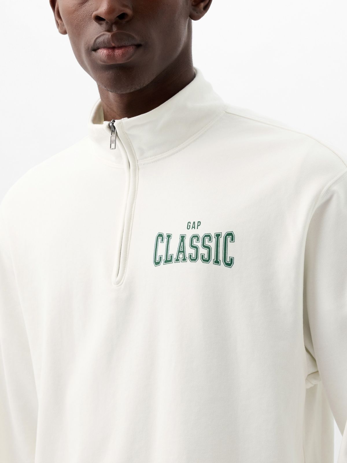 Άσπρο Gap Logo Pullover Φούτερ-856267002