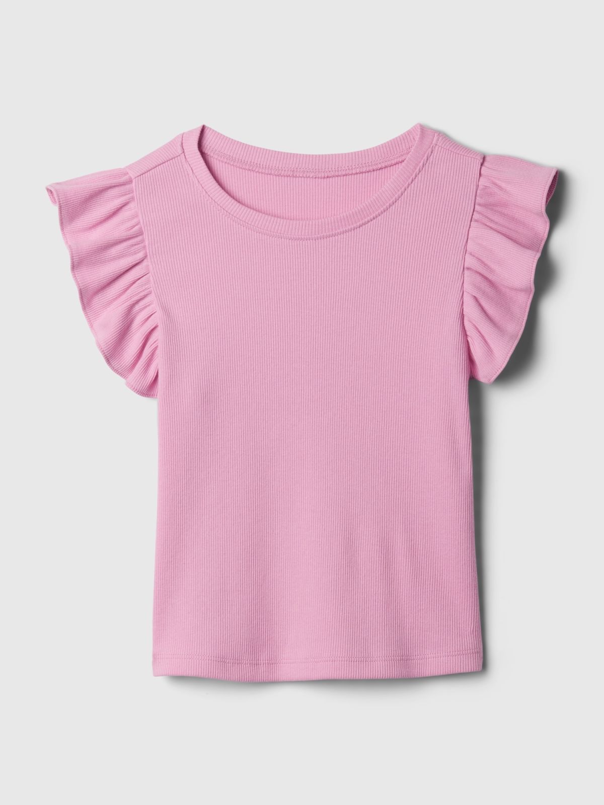 Ροζ babyGap Mix & Match Ruffle Μπλούζα-887071000