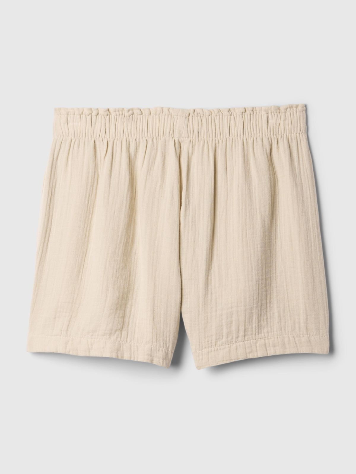 Μπεζ Crinkle Gauze Pull-On Σορτς-882138000