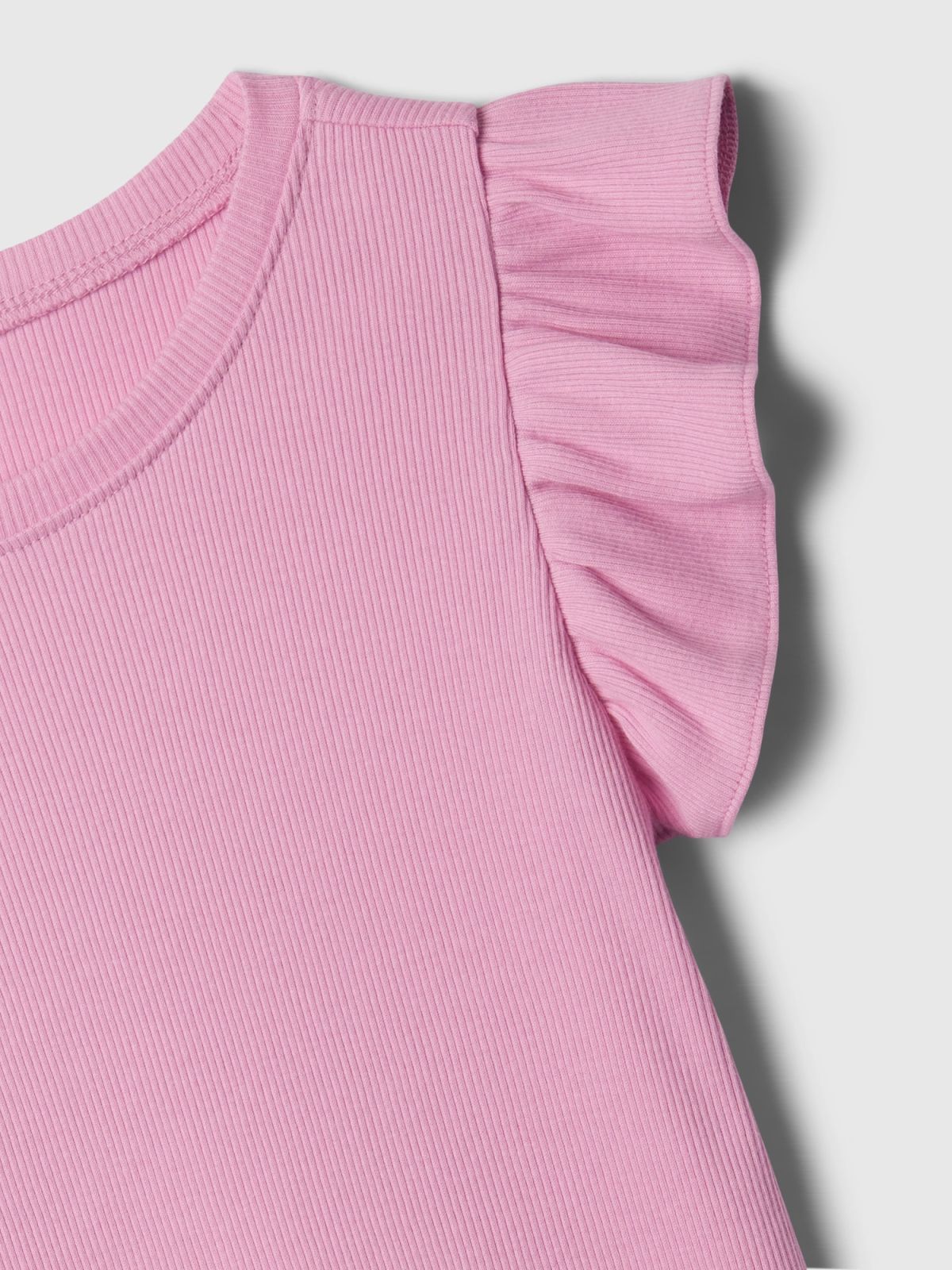 Ροζ babyGap Mix & Match Ruffle Μπλούζα-887071000