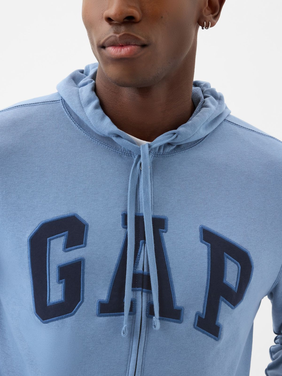 Μπλε Gap Logo Zip Φούτερ-868452000