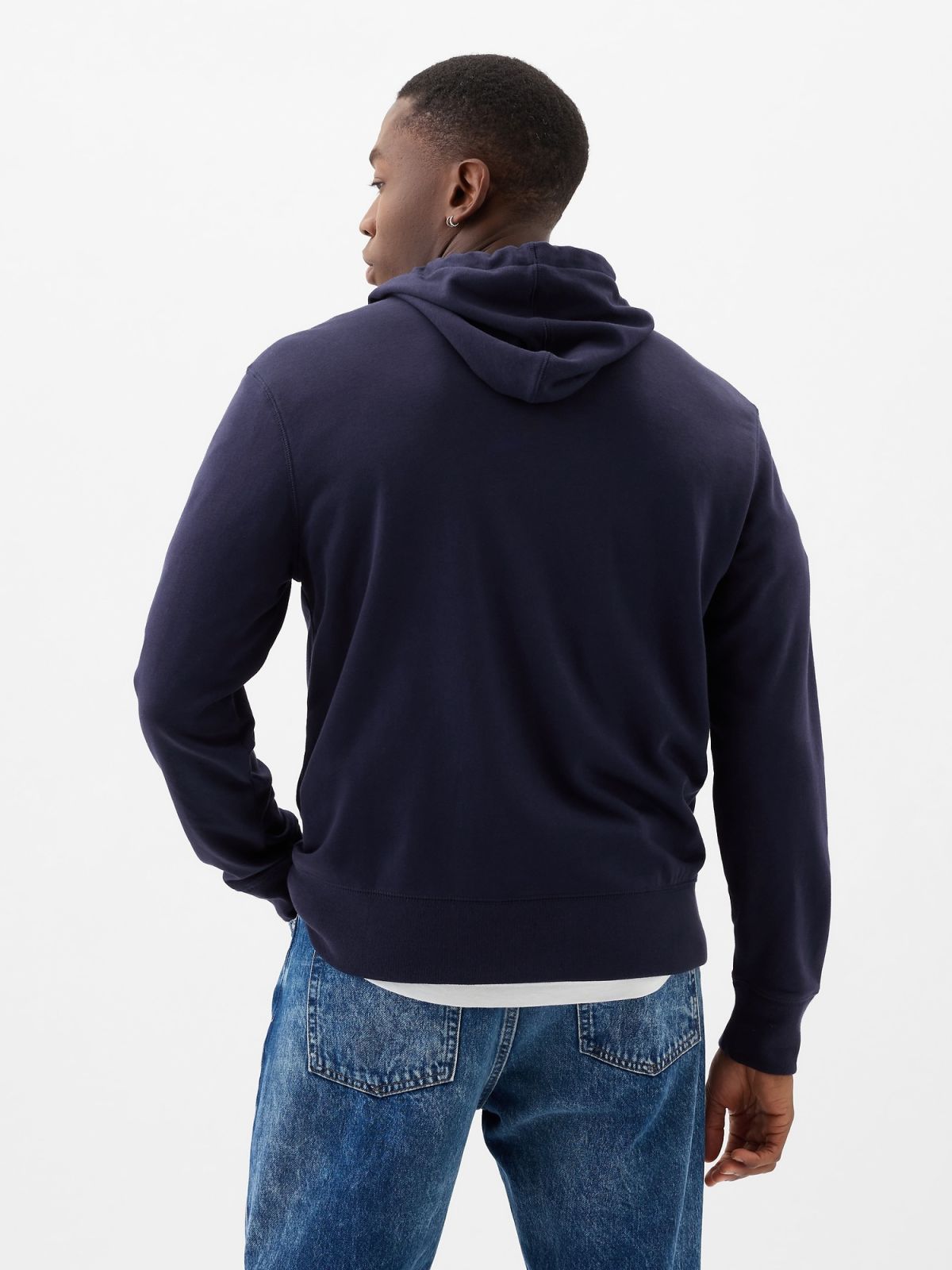 Μπλε Gap Logo Zip Φούτερ-868454001