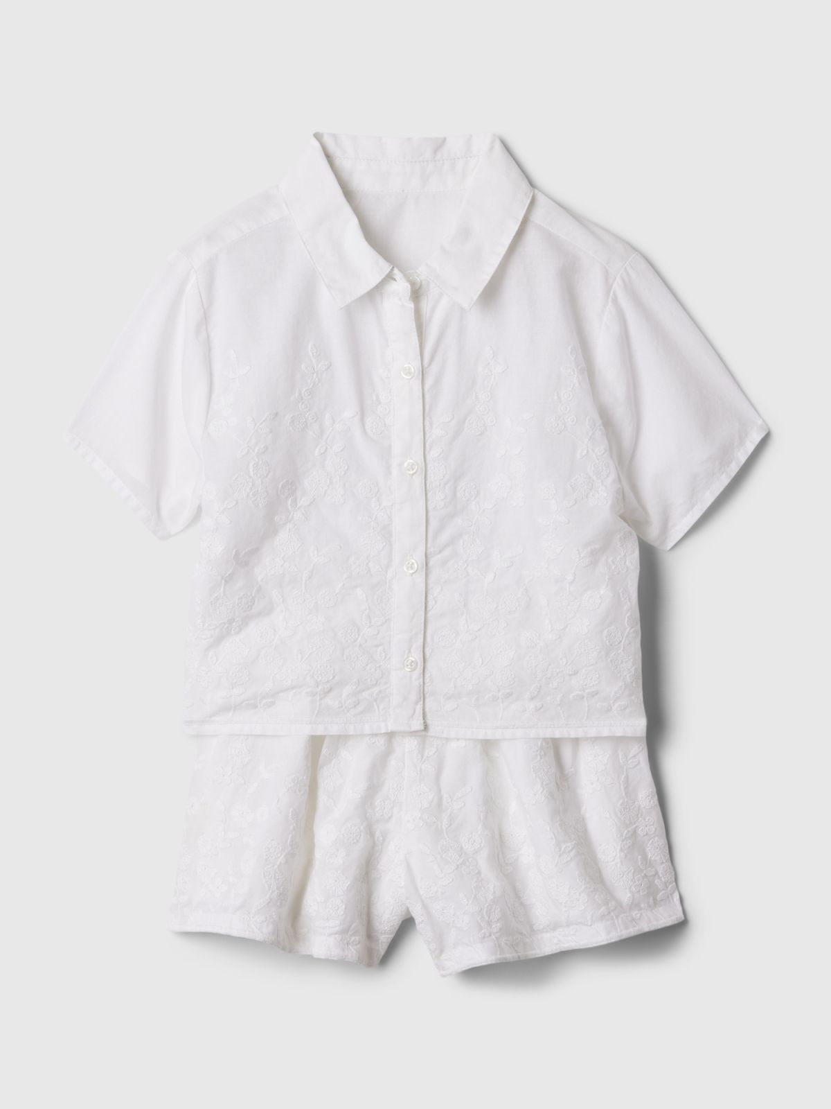 babyGap Embroidered Outfit Set-880718000