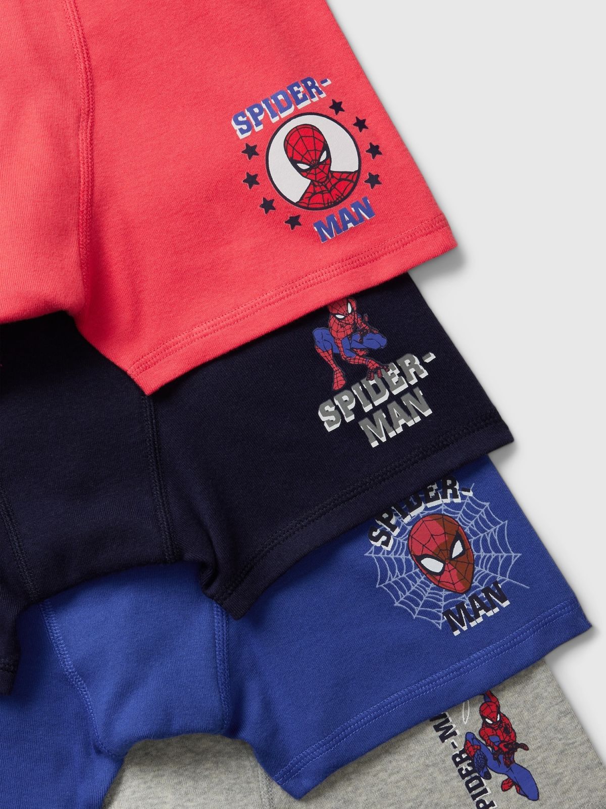 GapKids | Marvel Spider-Man Organic Cotton Boxer Briefs (4-Pack)-879174000