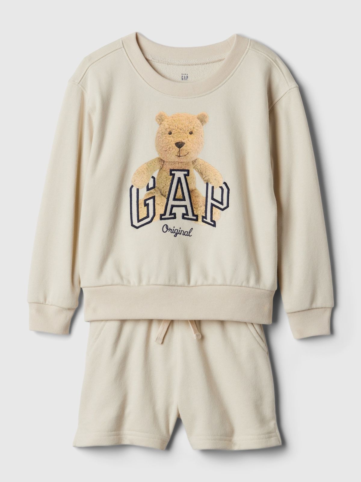 Μπεζ Νηπιακό Brannan Bear Arch Logo Φούτερ Σετ-889321001