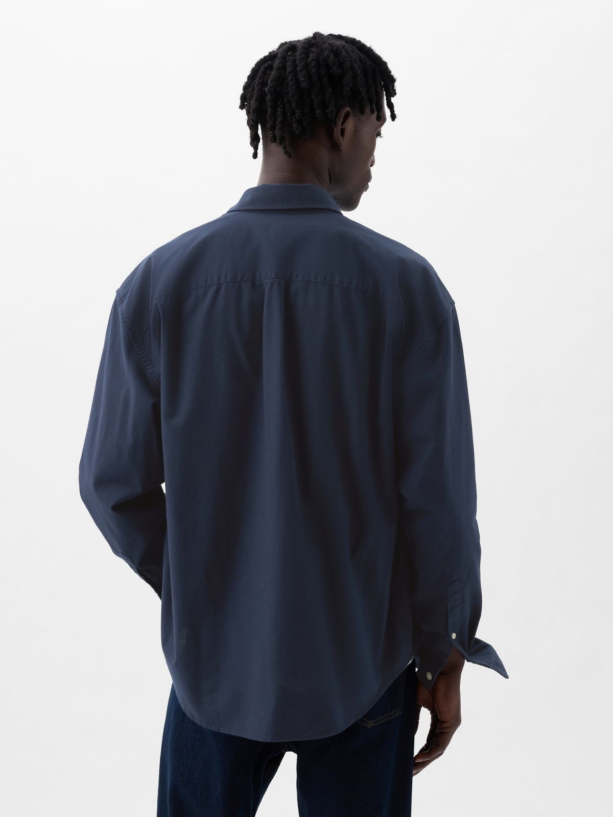 Μπλε Oxford Πουκάμισο σε Standard Fit-887258001