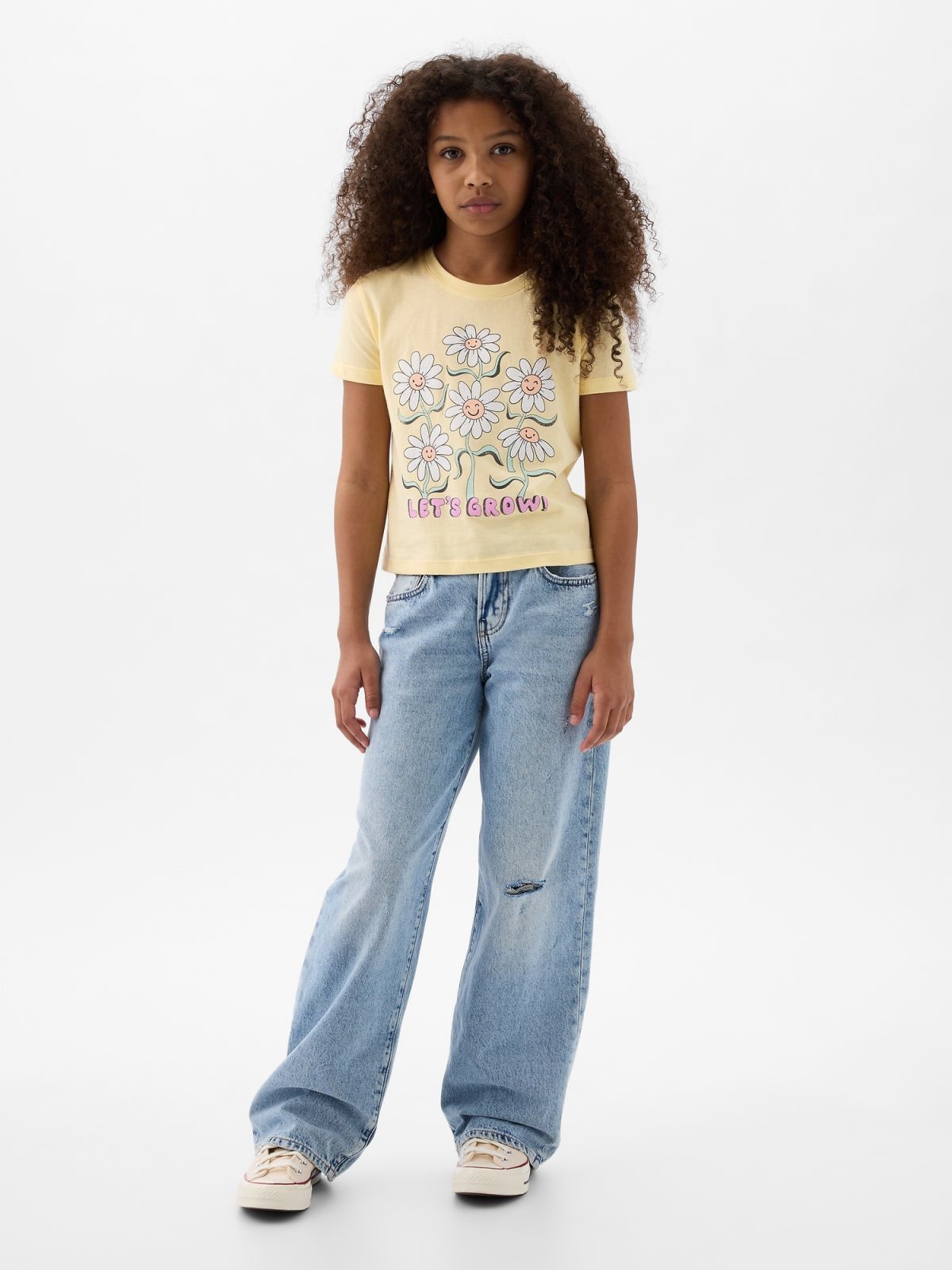 Κίτρινη Παιδική Graphic Μπλούζα-888862001