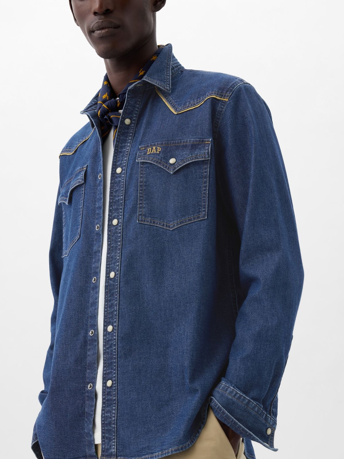 Μπλε DAP × GAP Denim Western Πουκάμισο-890841000