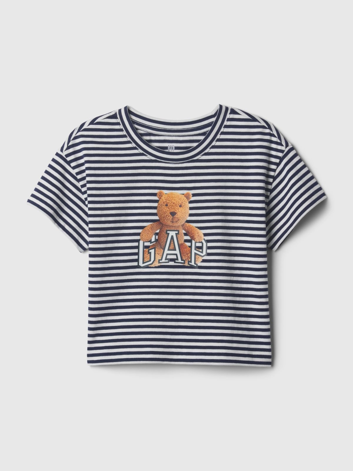 Μπλε Νηπιακή Οργανικό Βαμβάκι Brannan Bear Arch Logo Μπλούζα-887036002