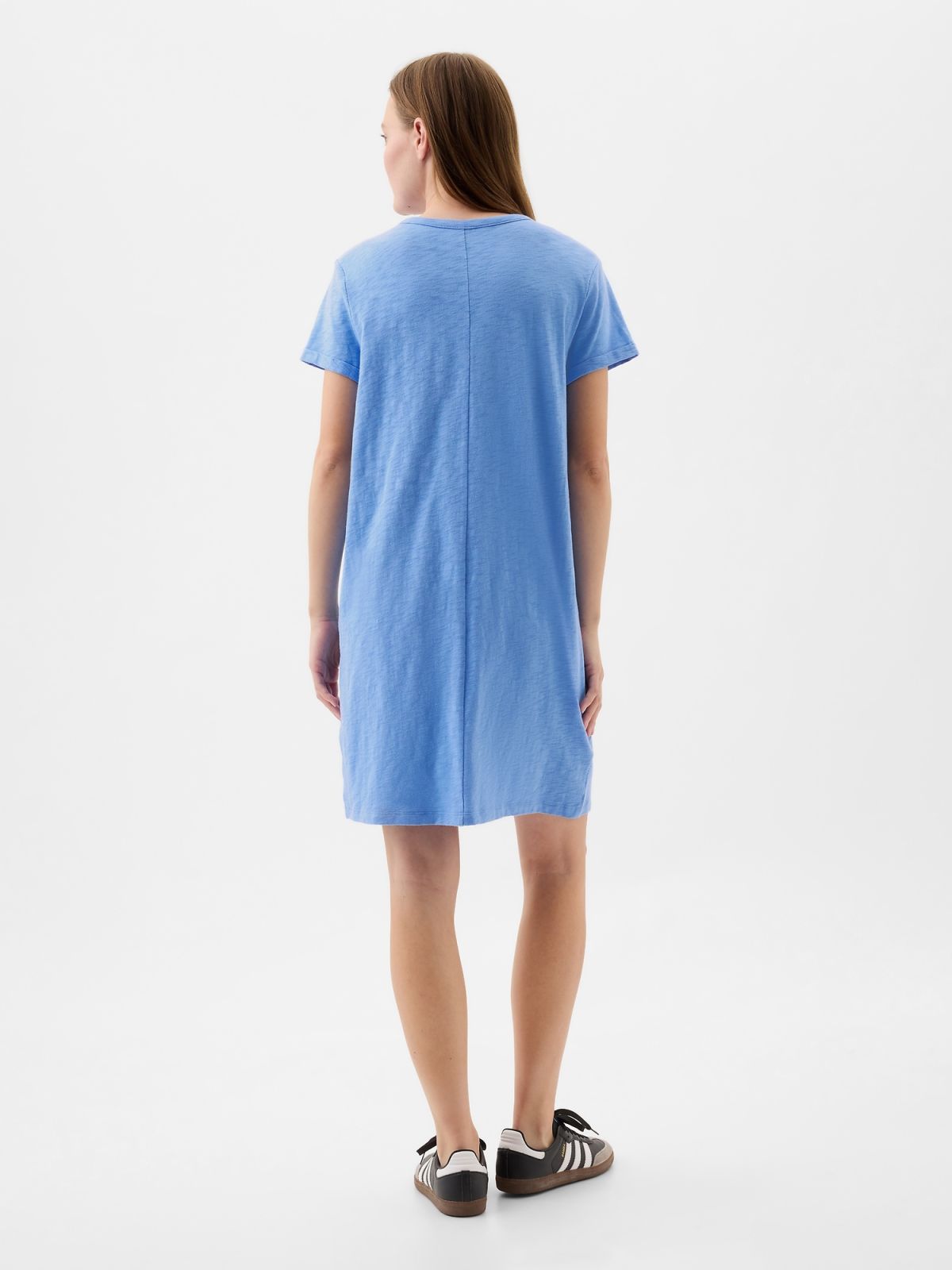 Μπλε Relaxed Gap Logo T-Shirt Φόρεμα-885593001