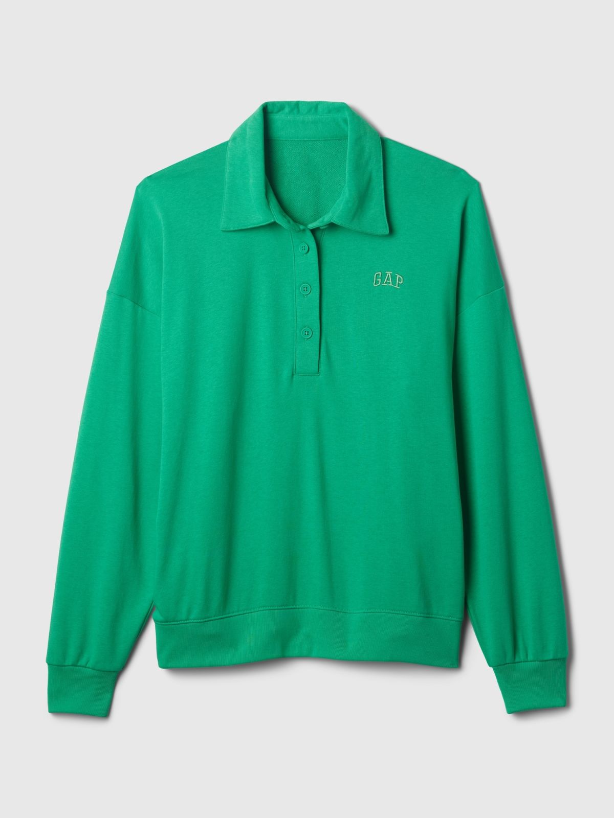 Πράσινο Gap Logo Polo Φούτερ-870977000
