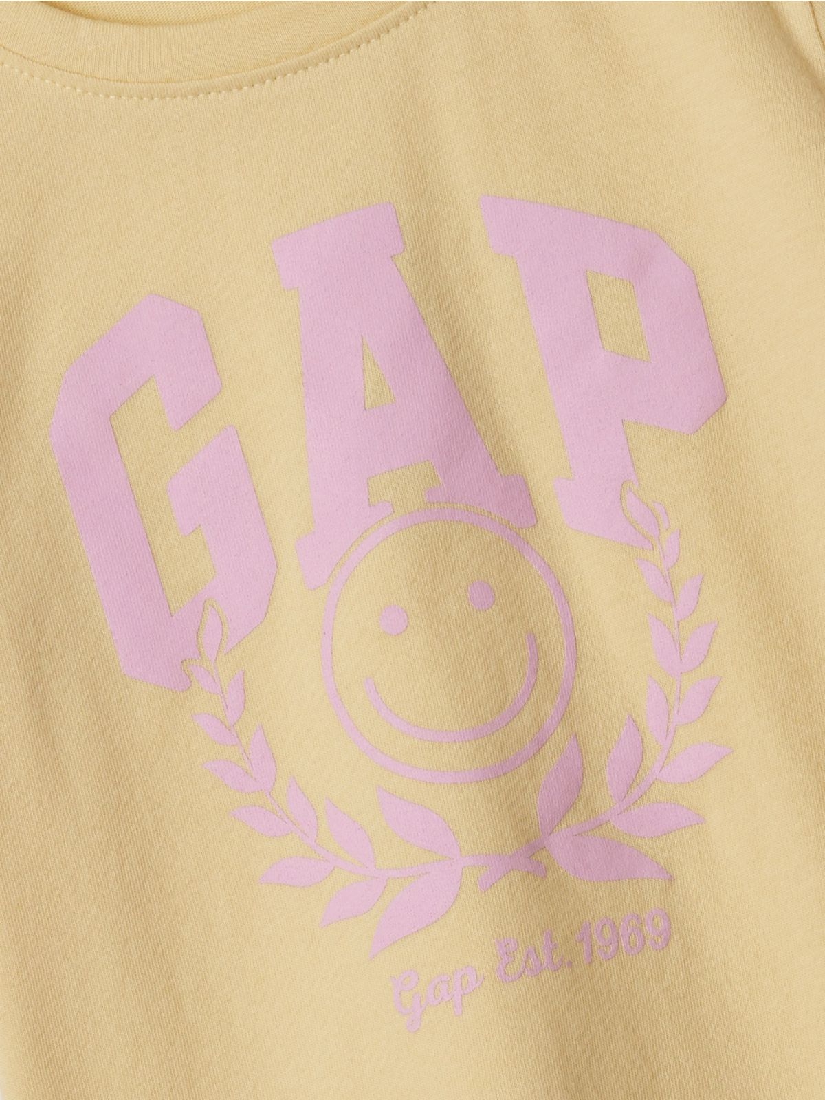 Κίτρινη babyGap Logo Μπλούζα-886647000