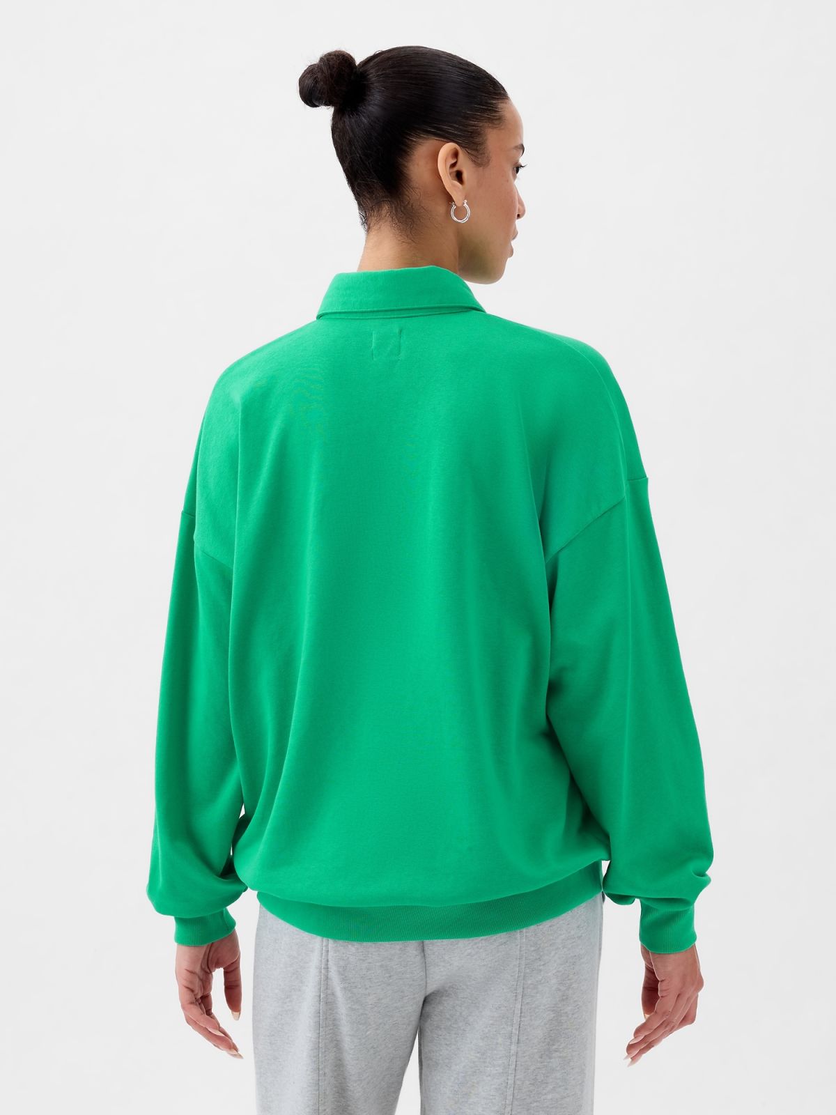 Πράσινο Gap Logo Polo Φούτερ-870977000